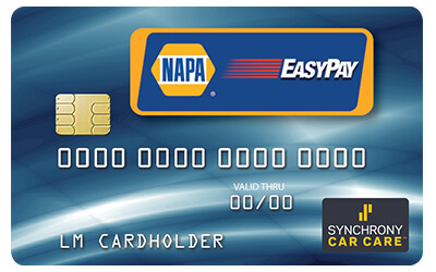 NAPA EasyPay Credit Card | Folsom Automotive Service LLC